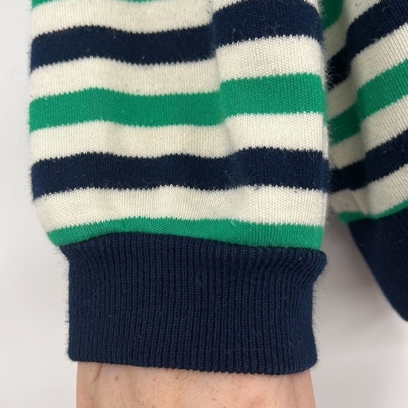 Vintage sailing captain stripe top women’s size medium cropped - Picture 4 of 9